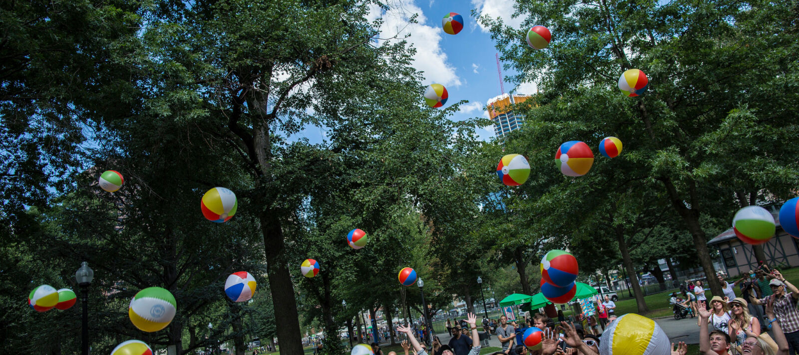 Leo March Boston Creates Beach Balls