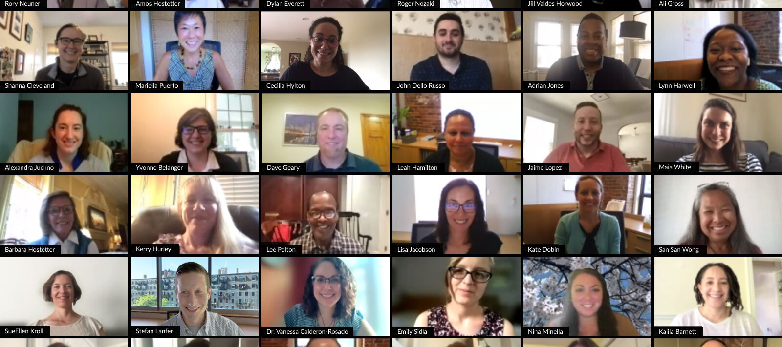 Barr Staff Zoom Group Shot